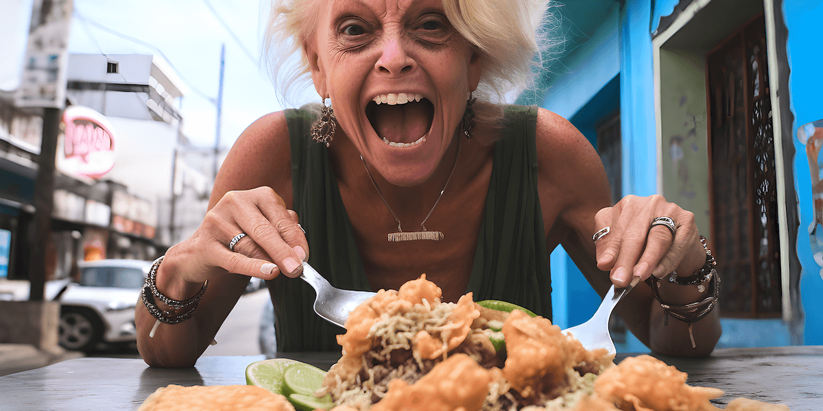 En kvinna äter. En ny studie visar att ketokost, med mycket fett och lite kolhydrater, kan få en väldigt oönskad effekt på våra celler om den äts under en längre tid