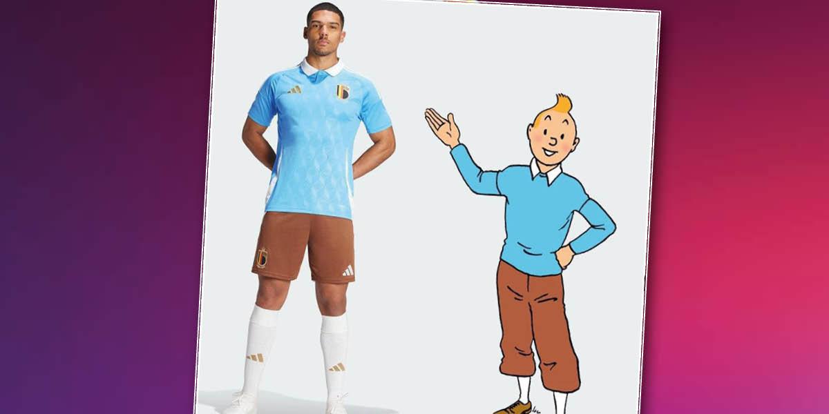 Tintin blir fotbollskläder