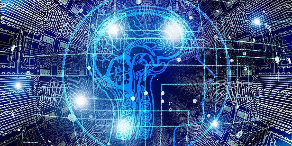 Illustration dator hjärna. Amerikanska forskare har utvecklat ett AI-program som kan förutse om personer med lätt kognitiv nedsättning kommer utveckla demens kopplad till Alzheimers sjukdom