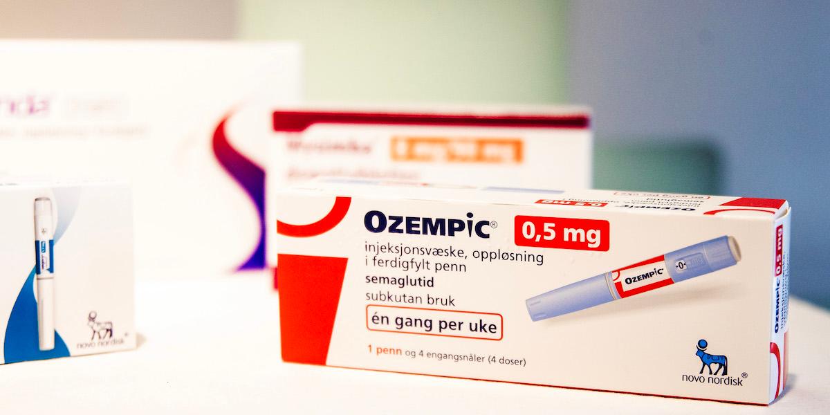 En förpackning med ozempic. Diabetesläkemedel som ozempic kan minska risken för fetmarelaterad cancer, det visar en studie
