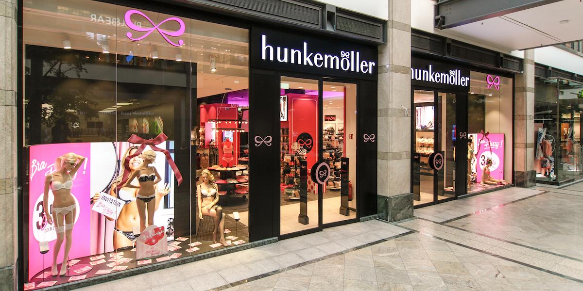 En Hunkemöller-butik. Underklädesjätten Hunkemöller sålde av misstag trosor för sex kronor styck på sin sajt