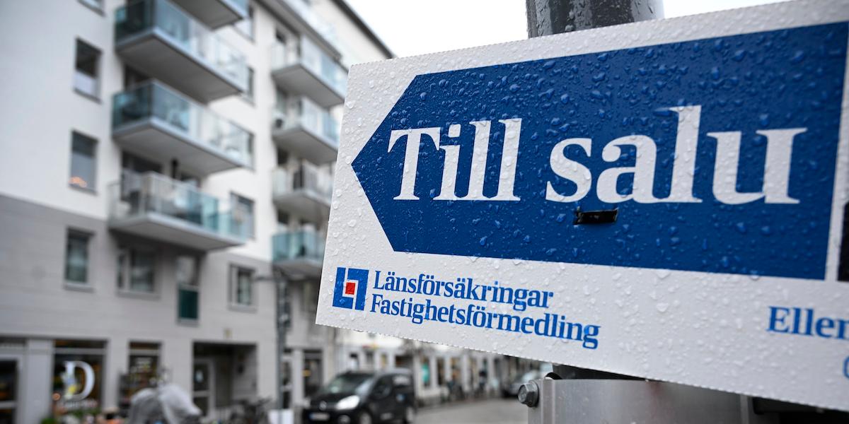 En bostadsrätt till salu.