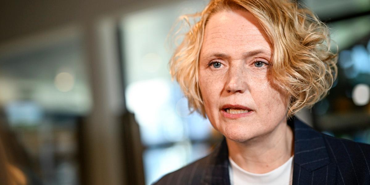 Anna-Karin Hatt, hon är Centerpartiets nya partiledare och det verkar ha gett partiet ett lyft i SVT/Verians senaste opinionsmätning