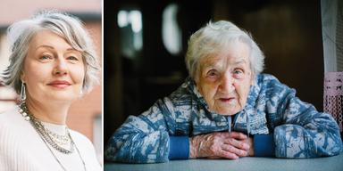Två kvinnor. Räknat som median väntas varannan kvinna som i dag är 66 leva tills hon blir 90 år