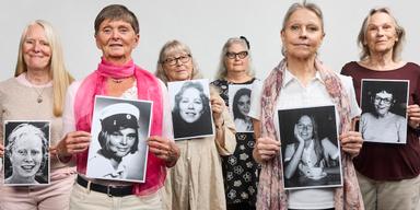 På höstens dansfestival "Dansa för evigt" har den nya föreställningen "Jag minns mig själv" urpremiär. I föreställningen medverkar dansare som är 60-plus, här är föreställningens posterfoto