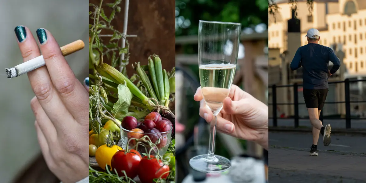 Olika bilder med olika livstilar.