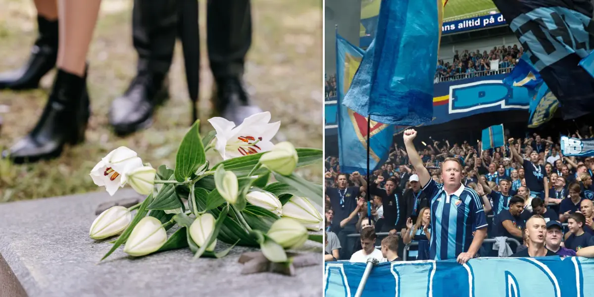 Begravning, Djurgårdens hejarklack