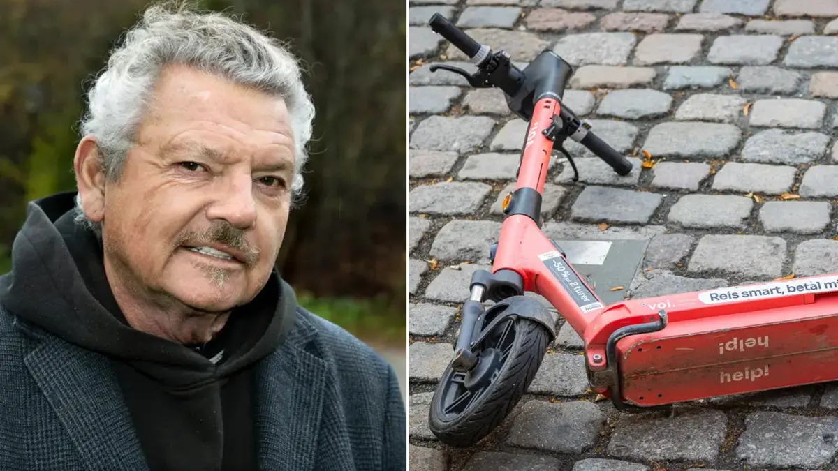 Dan Ekborg, elsparkcykel