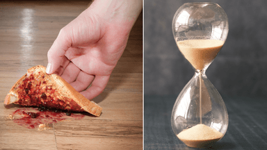 mat på golvet, femsekundersregeln