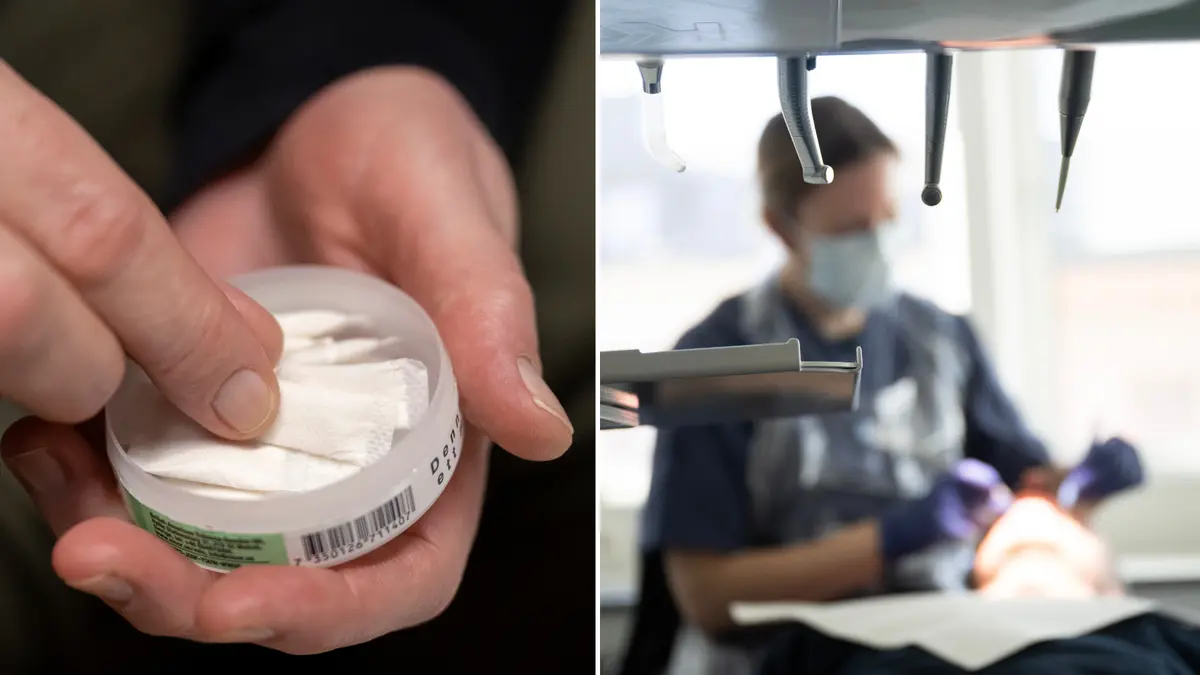 vitt snus, tandläkare
