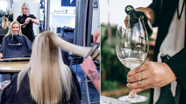 frisör, alkohol